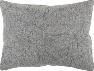 Anthony Cotton Sham in Gray