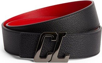 Happy Rui Leather Monogram Belt