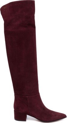 Knee-High Suede Boots