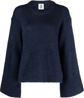 Crew-Neck Wide-Sleeves Jumper