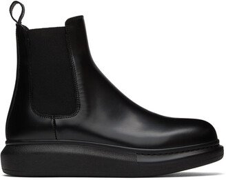 Black Hybrid Chelsea Boots