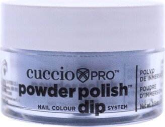 Pro Powder Polish Nail Colour Dip System - Blue with Blue Mica by Cuccio Colour for Women - 0.5 oz Nail Powder