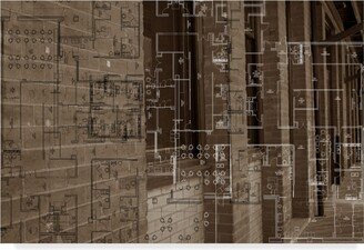 Sisa Jasper Architecture Drawing Iii Canvas Art - 37 x 49