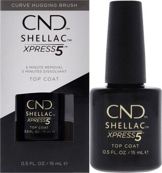 Shellac Nail Color - Xpress5 Top Coat by for Women - 0.5 oz Nail Polish