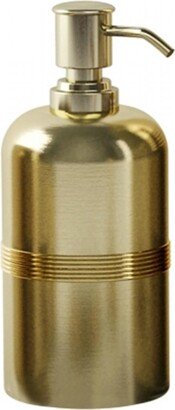 JW6H NuSteel Jewel Gold Finish Soap & Lotion Pump