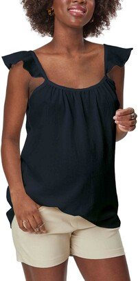 Gauze Maternity Top