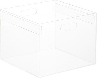 Luxe Stackable Acrylic Hanging File Box Clear