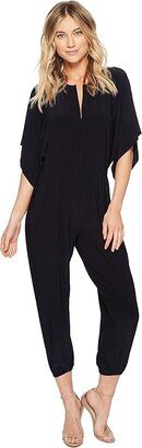 Rectangle Jog Jumpsuit (Midnight) Women's Jumpsuit & Rompers One Piece