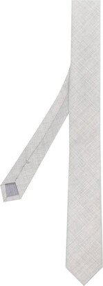 Hand-Stitched Herringbone Patterned Tie-AA