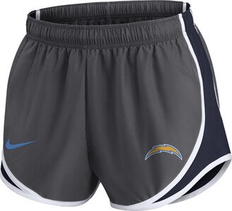 Women's Dri-FIT Logo Tempo (NFL Los Angeles Chargers) Shorts in Grey