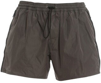 Drawstring Slim Cut Swim Shorts