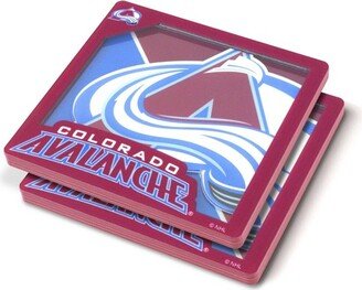 NHL Colorado Avalanche 3D Logo Series Coasters