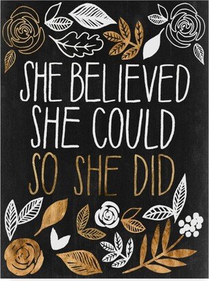 Grace Popp Girl Power Typography Iii Canvas Art - 20 x 25