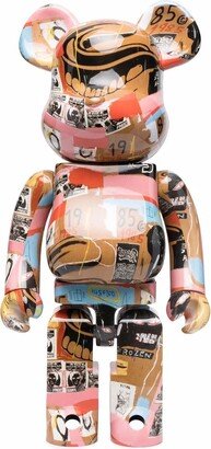 Andy Warhol x Jean Michel Basquiat BE@RBRICK figure