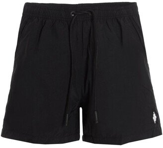 Logo Print Swim Shorts-AA