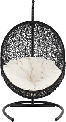 Encase Suspension Series Rattan Outdoor Wicker Patio Swing Chair