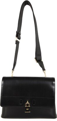 Logo Lettering Palmer Padlock Crossbody Bag