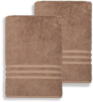 Denzi Bath Sheet - Set of 2 - Latte