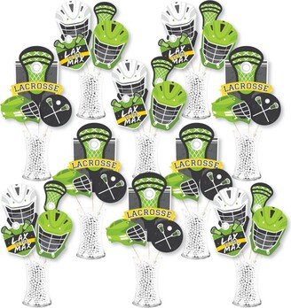 Big Dot Of Happiness Lax to the Max Lacrosse Party Centerpiece Sticks Showstopper Table Toppers 35 Pc