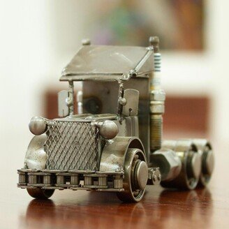 Handmade Rustic Semi Recycled Auto Parts Sculpture