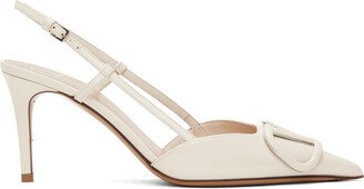 Off-White VLogo Slingback 80 Pumps