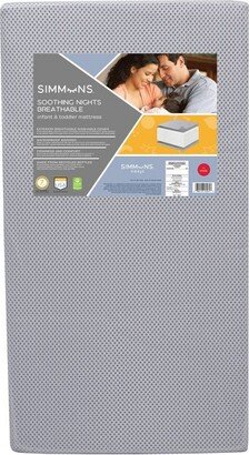 Kids' Soothing Nights Breathable Baby Crib Mattress and Toddler Mattress with Machine Washable Cover - Greenguard Gold Certified