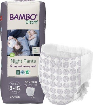 Bambo Nature Bambo Dreamy Youth Youth Training Pants Size 8 to 15 Years 77 to 110 lbs. 1000018876, 60 Ct