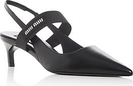 Women's Slingback Kitten Heel Pumps