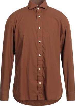 LUIGI BORRELLI NAPOLI Shirt Brown