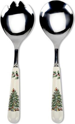 Christmas Tree Salad Servers 2-Piece Set,9.25 Inch