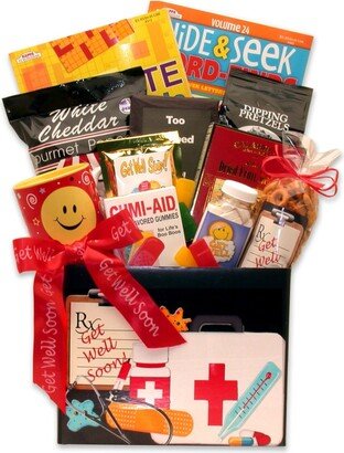 Gbds Doctor's Orders Get Well Gift Box - get well soon gifts for women-get well soon gifts for men - 1 Basket