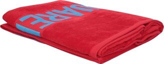 Red/ Blue Technicolor Beach Towel