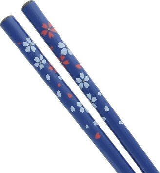 Blue Cherry Blossom Chopsticks 50 Pack