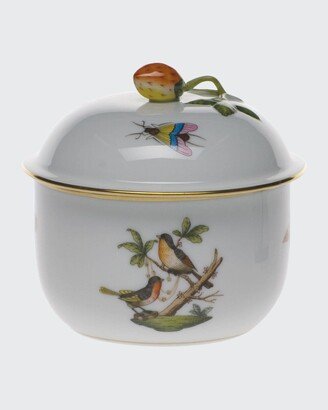 Rothschild Bird Covered Sugar Dish with Strawberry-AA