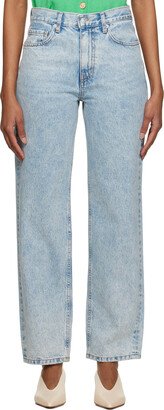 Dunst Blue Semi Low-Rise Jeans