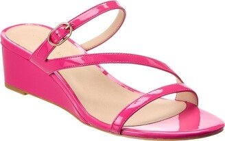 Align Ii Buckle Patent Wedge Sandal