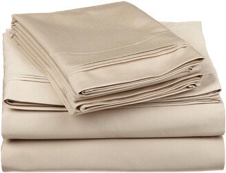 650 Thread Count Egyptian Cotton Solid Deep Pocket Sheet Set-AC