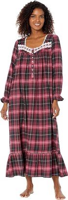 Long Sleeve Ballet Gown (Red Plaid) Women's Pajama