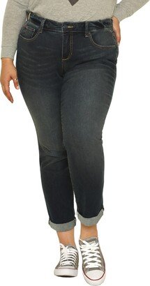 Roll Crop Boyfriend Jeans