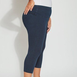 Denim Capri (Plus Size)-AA