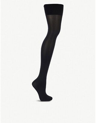 Womens Black Tummy 66 Control top Tights