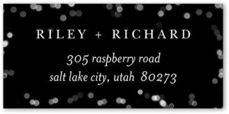 Wedding Address Labels: Sip And Hooray Address Label, Black, Address Label, Matte