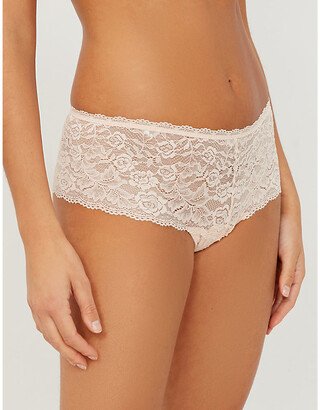 Womens Nude Dete Rosessence Lace Briefs