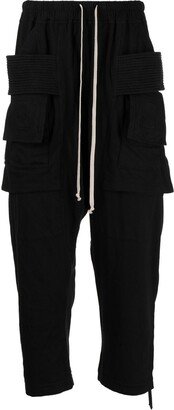 Cargo Cropped Drawstring Trousers