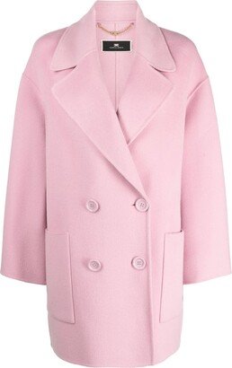 Double-Breasted Wool Coat-AC