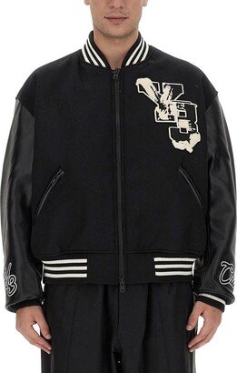 Bomber Jacket With Logo-AC