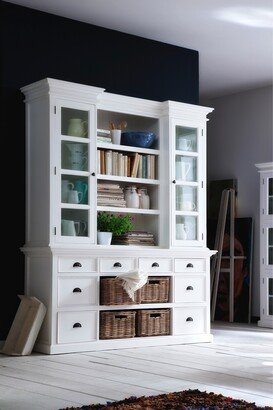 The Gray Barn Ora Library Hutch with Basket Set