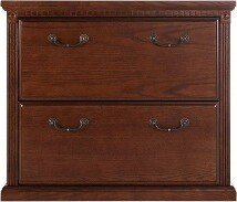 Huntington Oxford Two Drawer File Cabinet Dark - Martin Furniture