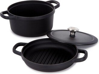 Graphite 3Pc Enamel Cast Iron Cookware Set