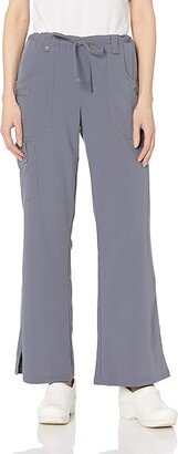 Women's Xtreme Stretch Mid Rise Drawstring Cargo Pant (Pewter) Women's Clothing